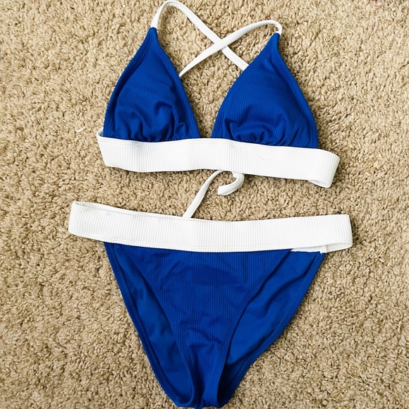 Royal Blue Xhilaration Bikini - Picture 1 of 7
